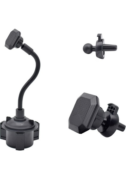 Güçlü Mıkantıslı Araç Bardak Yeri Telefon Tutucu+Airvent AL-32119