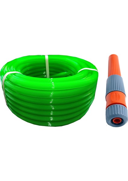 20 Metre Silikonlu Bahçe Hortumu Sulama Aparatı 712342