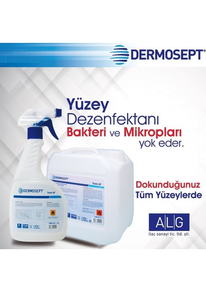 Dermosept Alet ve Yüzey Dezenfektanı Tools Af 4250 ml