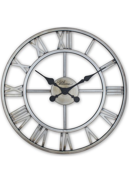 Ferforje 41 cm Iskelet Duvar Saati 2654 S