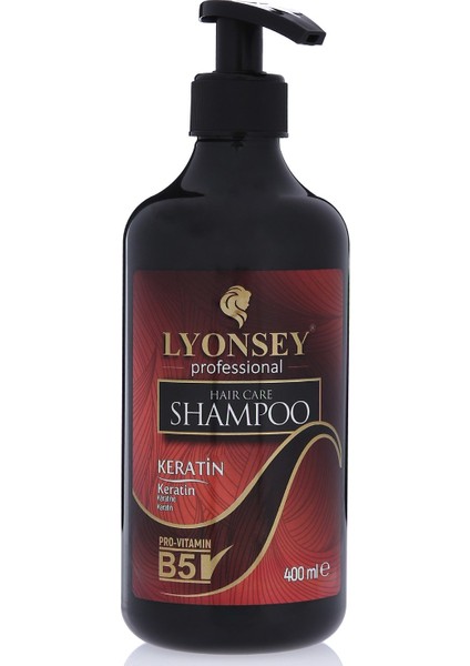 Keratin Saç Bakım Seti Şampuan 400 ml + Bakım Yağı 100 ml