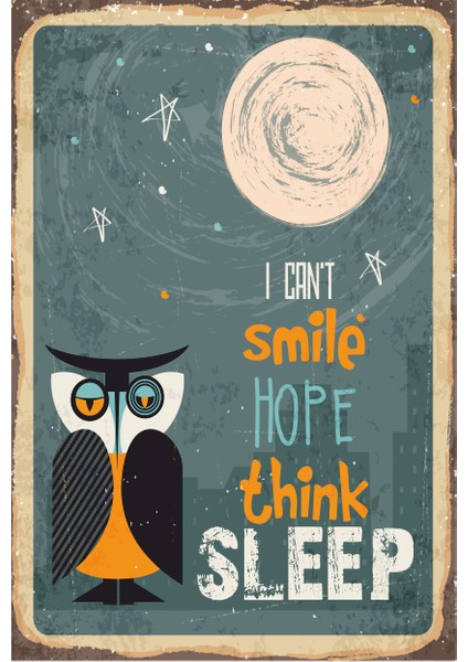 Retro Parti Retro Vintage Ahşap Poster