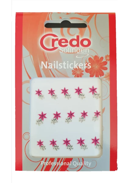 Credo Solingen  Nail Sticker 3D Tırnak Sticker Süsü Flowers