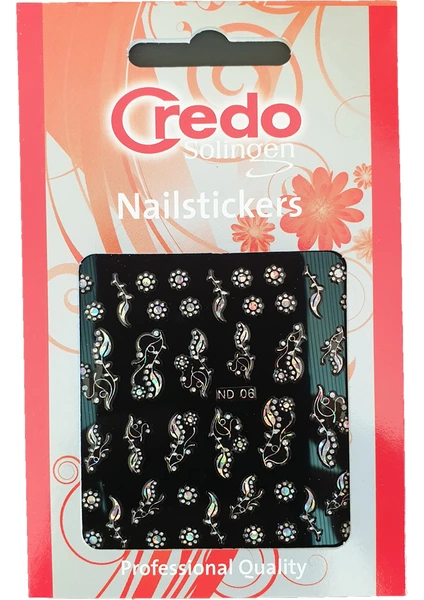 Credo Solingen  Nail Sticker 3D Tırnak Sticker Süsü Güneş Çiçeği