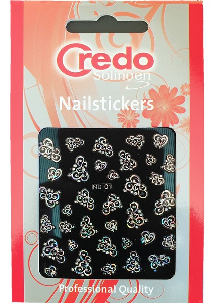 Credo Solingen  Nail Sticker 3D Tırnak Sticker Süsü Karma