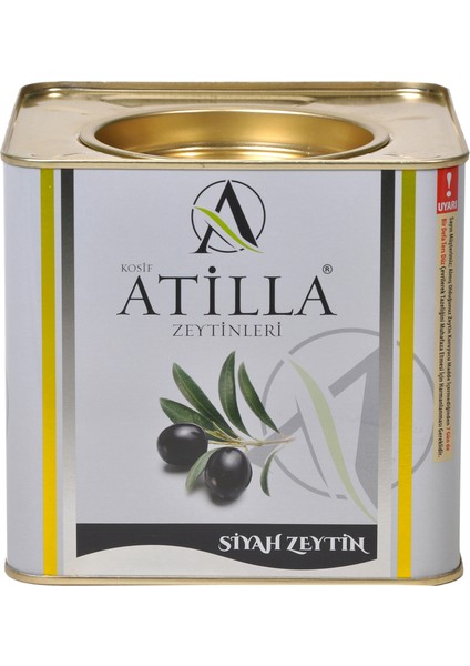 Atilla Zeytinleri 2,5 kg 231-260 Kalibre Süper Mega Siyah Zeytin