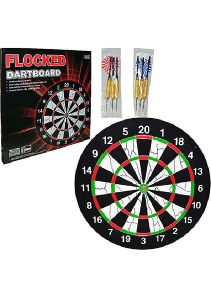 Flocked Dart 18" 6 x 18 gr Renkli Kutu