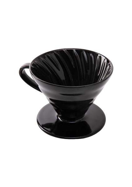 Ily V60 Dripper Siyah Seramik