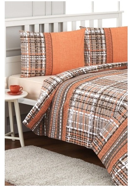 Tweed Oranj Ranforce Nevresim Takımı Tek Kişilik fiyatları