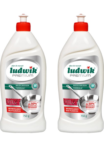 Premium Nar Özlü Sıvı Bulaşık Deterjanı 750 + 750 ml