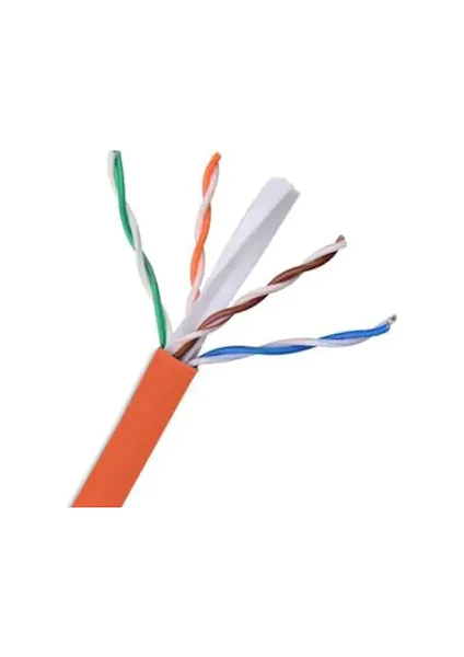 Cat6 Data Kablosu 23 Awg Pacth Cord Turuncu