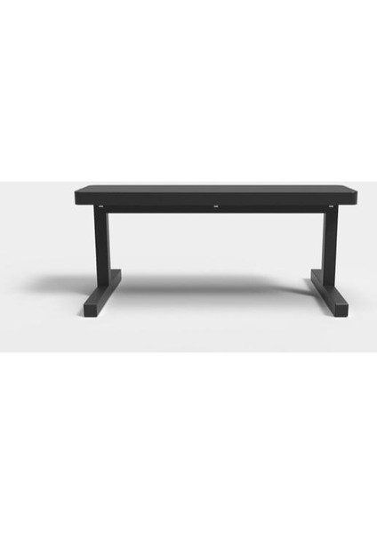 Düz Siyah Bench Sehpası Dayanıklı Malzeme