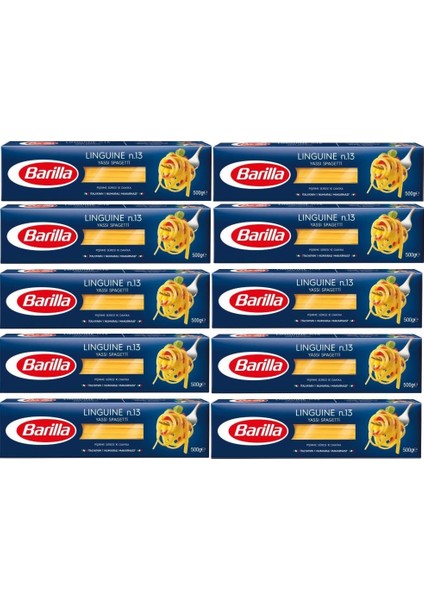 Yassı Spagetti Makarna 500 gr x 10'lu