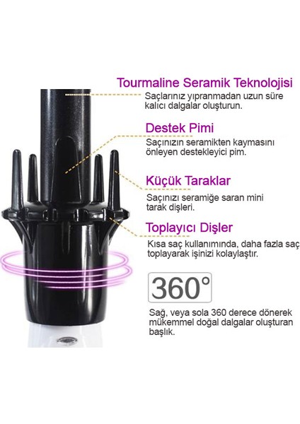 HRS-430 Otomatik Saç Maşası 32MM