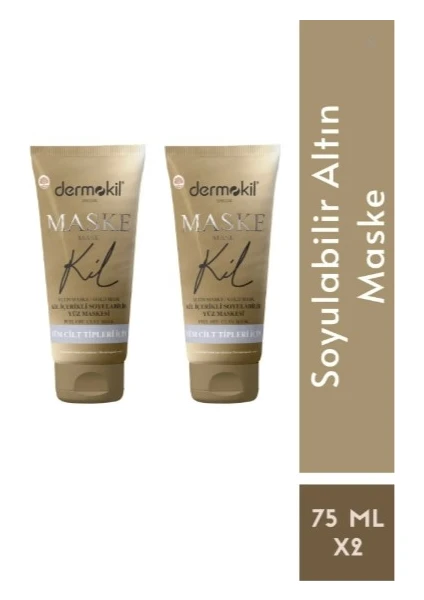 Soyulabilir Altın Maske 2'li Set 2X75ML