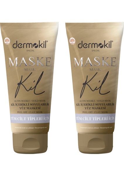 Soyulabilir Altın Maske 2'li Set 2X75ML