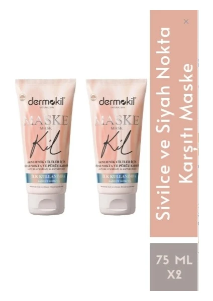 Siyah Nokta Maske 2'li Set 2X75ML