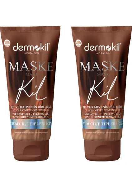 Sıkılaştırıcı Soyulabilir Kahveli Maske 2'li Set 75 ml