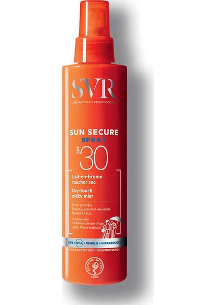 Svr Sun Secure SPF30 Spray Dry-Touch Milky Mist 200ML