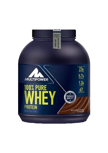 100% Pure Whey Protein 2000 gr - Çikolata