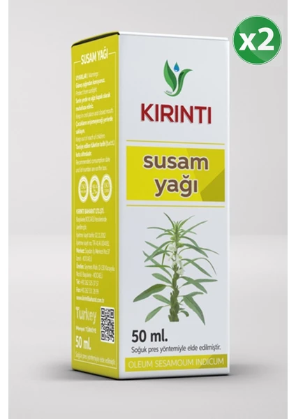 Susam Yağı 50 cc 2'li