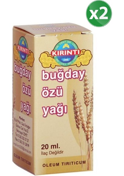 Buğday Yağı 20 cc 2'li