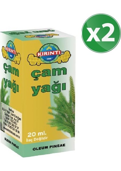 Çam Yağı 20 cc 2'li