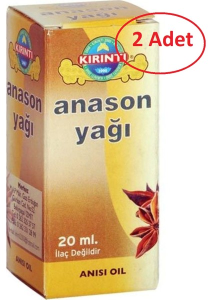 Anason Yağı 20 cc 2'li