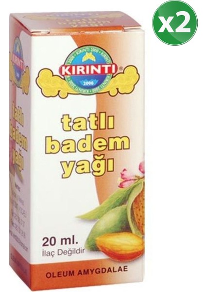 Tatlı Badem Yağı 20 cc 2'li