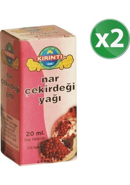 Nar Çekirdeği Yağı 20 cc 2'li