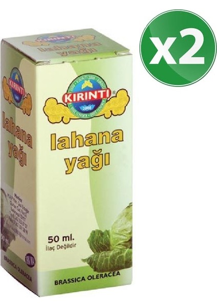 Lahana Yağı 50 cc 2'li