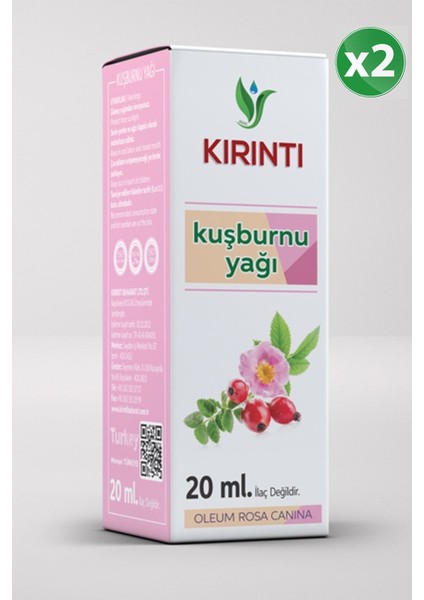 Kuşburnu Yağı 20 cc 2'li