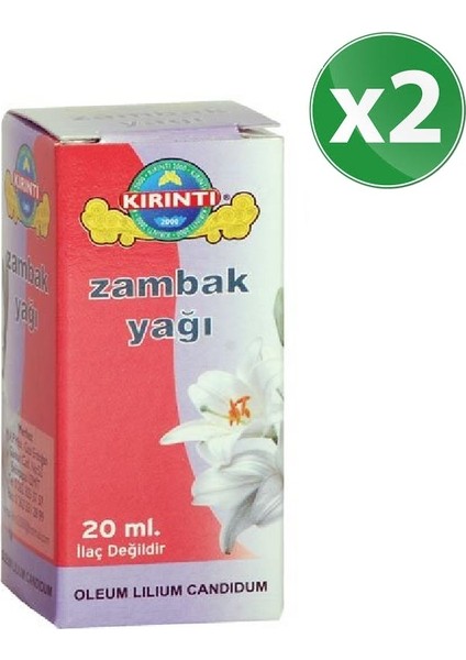 Zambak Yağı 20 cc 2'li