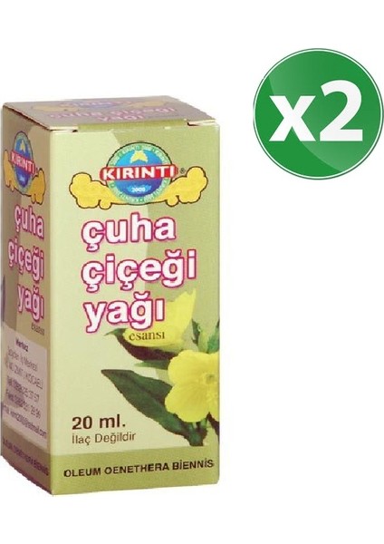 Çuha Çiçeği Yağı 20 cc 2'li