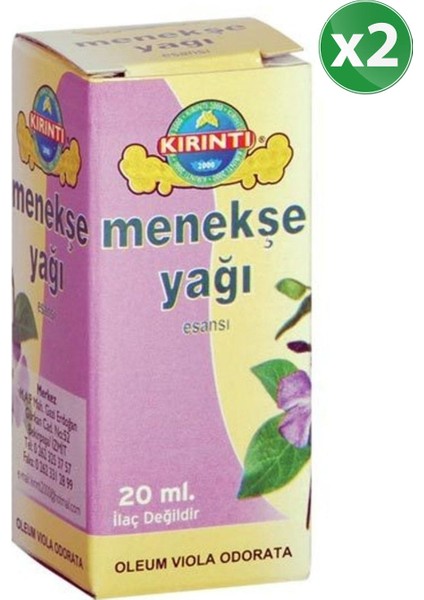 Menekşe Yağı 20 cc 2'li