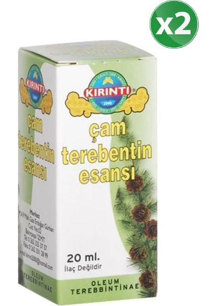 Çam Terebentin Esansı 50 cc 2'li