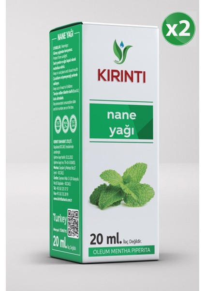 Nane Yağı 20 cc 2'li