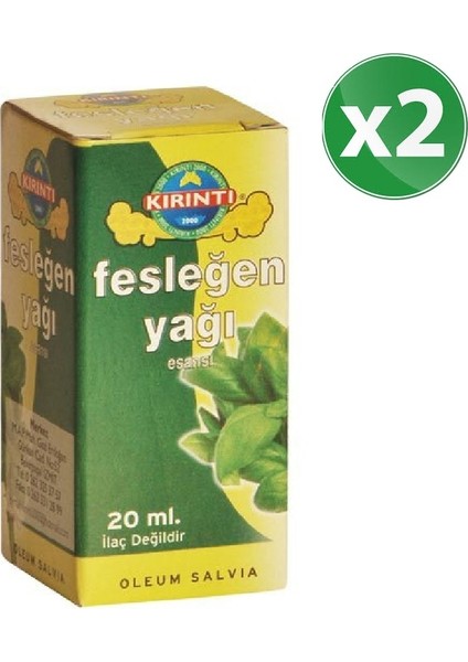 Fesleğen Yağı 20 cc 2'li