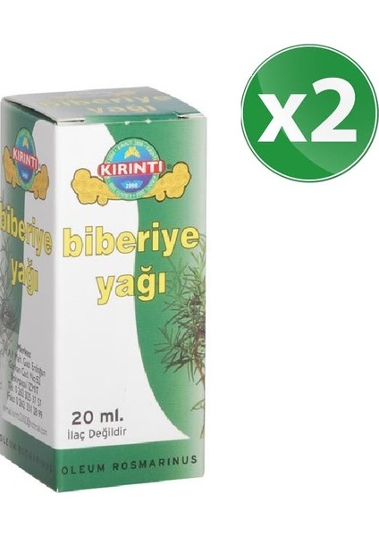 Biberiye Yağı 20 cc 2'li