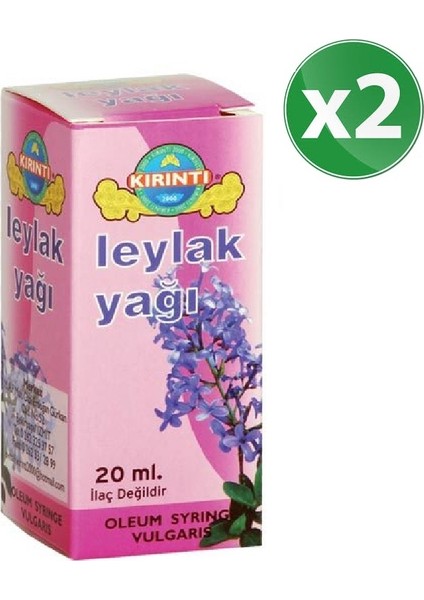 Leylak Yağı 20 cc 2'li