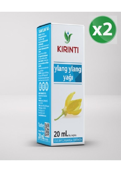 Ylang Ylang Yağı 20 cc 2'li