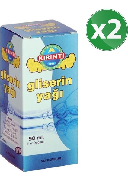 Gliserin Yağı 50 cc 2'li