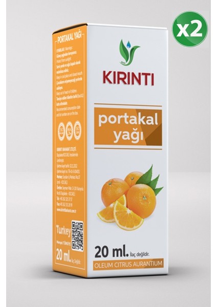 Portakal Yağı 20 cc 2'li