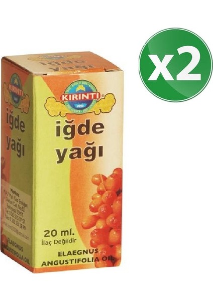 Iğde Yağı 20 cc 2'li