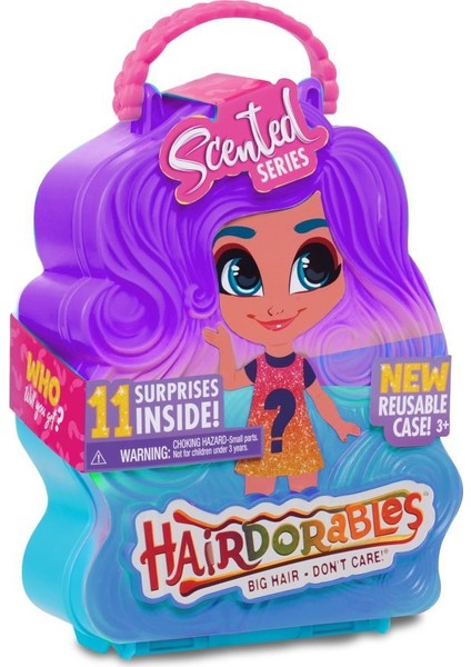 Hairdorables Sürpriz Bebekler Mis Kokulu Saçlar Seri 4 - Mor