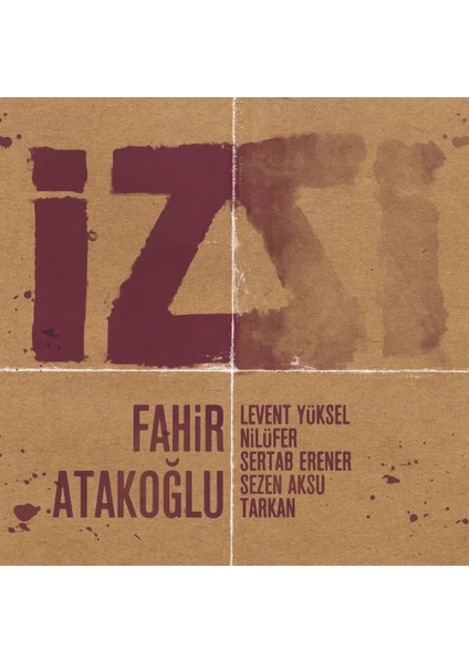 Fahir Atakoğlu - Iz - Plak