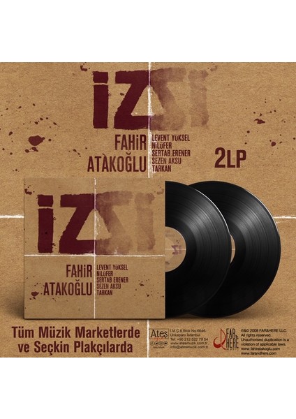 Fahir Atakoğlu - Iz - Plak