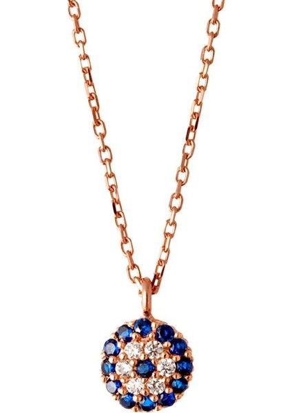 Nazarlı Tasarım Gümüş Kadın Kolye