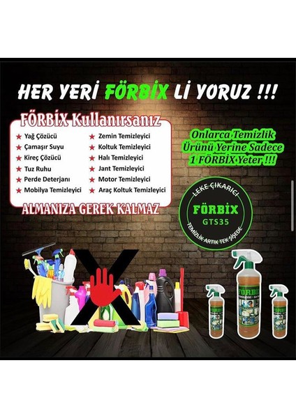 Gts 35 Çok Amaçlı Temizlik Ürünü 2'li fiyatları