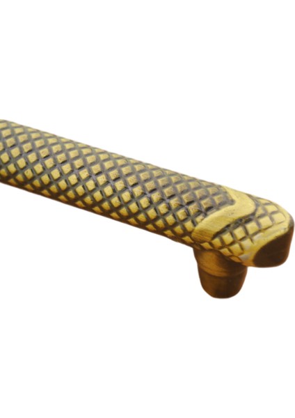 Dekor Kulp Antik Sarı 128 Mm